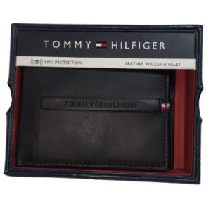 cartera tommy hilfiger black