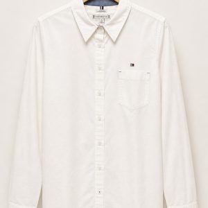 Camisa blanca Tommy Hilfiger Classic Fit talla L, vista frontal
