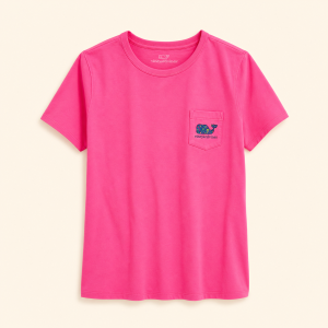 Vineyard Vines Camiseta Fucsia Patterned Whale – Talla L