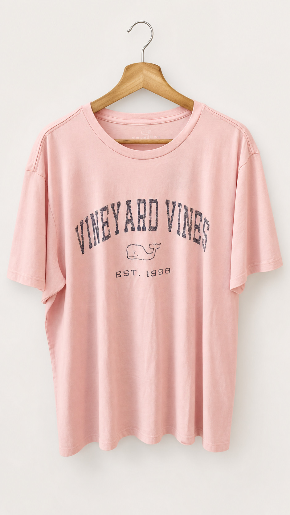 Camiseta rosa Vineyard Vines Est. 1998 talla L, vista frontal