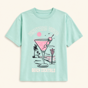 Vineyard Vines Camiseta Sea Splash Beach Cocktails – Talla S