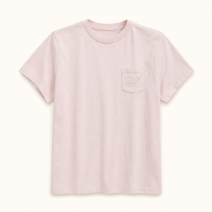 Vineyard Vines Camiseta Rosa Pálido Vintage Whale – Talla S