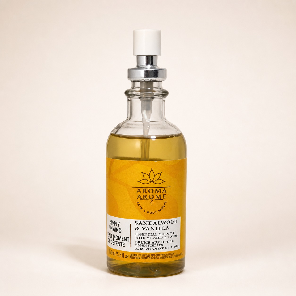 Aroma Arôme Sandalwood and Vanilla Essential Oil Mist