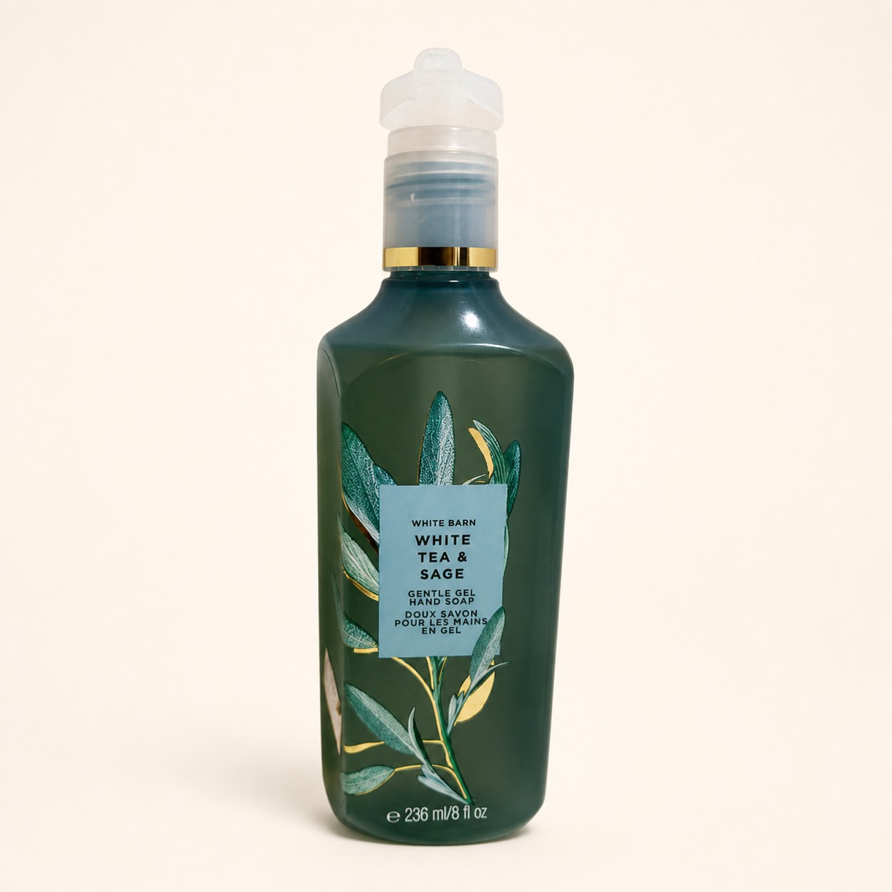 White Barn White Tea & Sage jabón de manos en gel de 236 ml