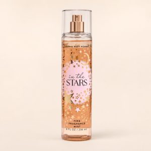 Bath & Body Works In the Stars Fine Fragrance Mist 236 ml, diseño rosa y dorado