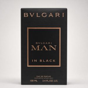 Perfume Bvlgari Man in Black Eau de Parfum, caja negra original
