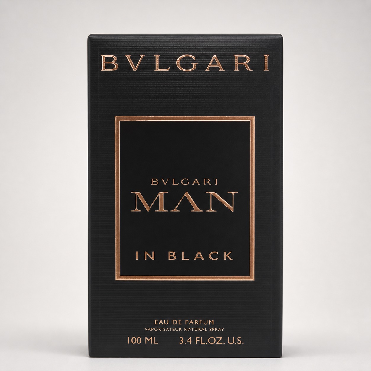 Perfume Bvlgari Man in Black Eau de Parfum, caja negra original