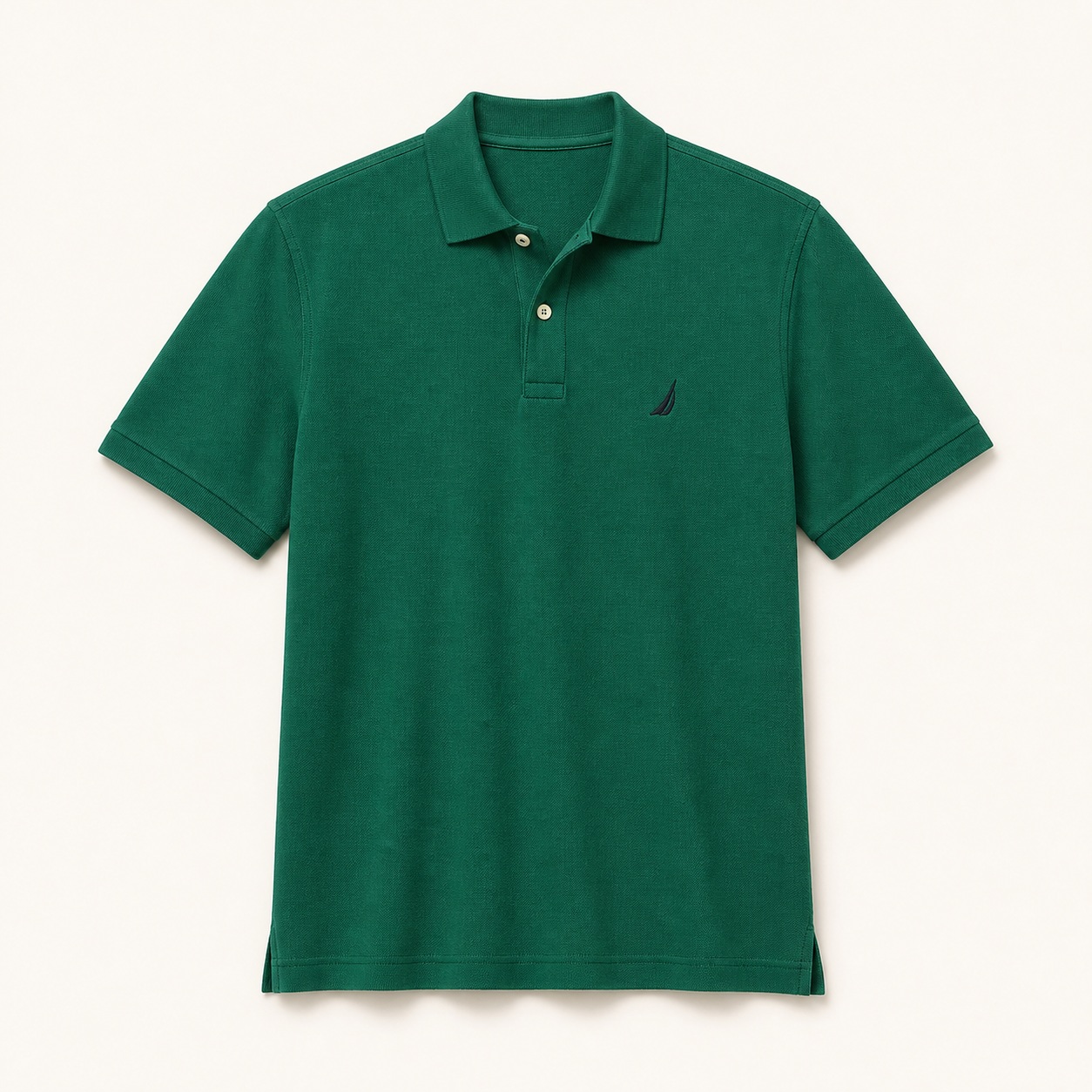 Polo verde Nautica Classic Fit para hombre talla M