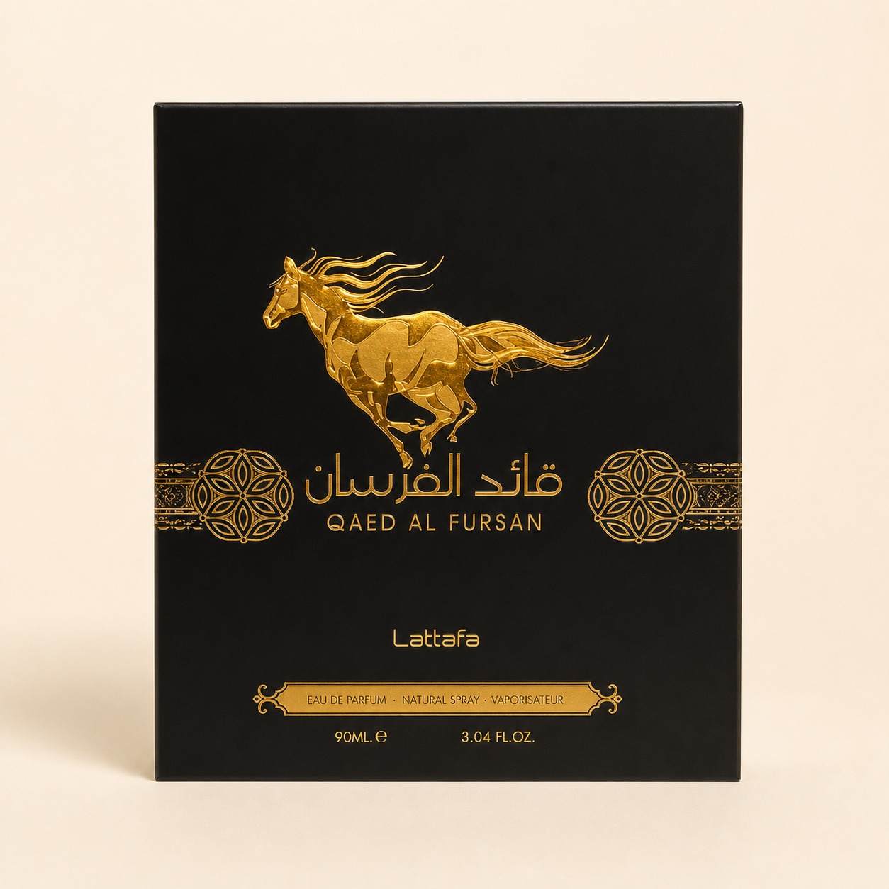 Lattafa Qaed Al Fursan Eau de Parfum caja de 90 ml
