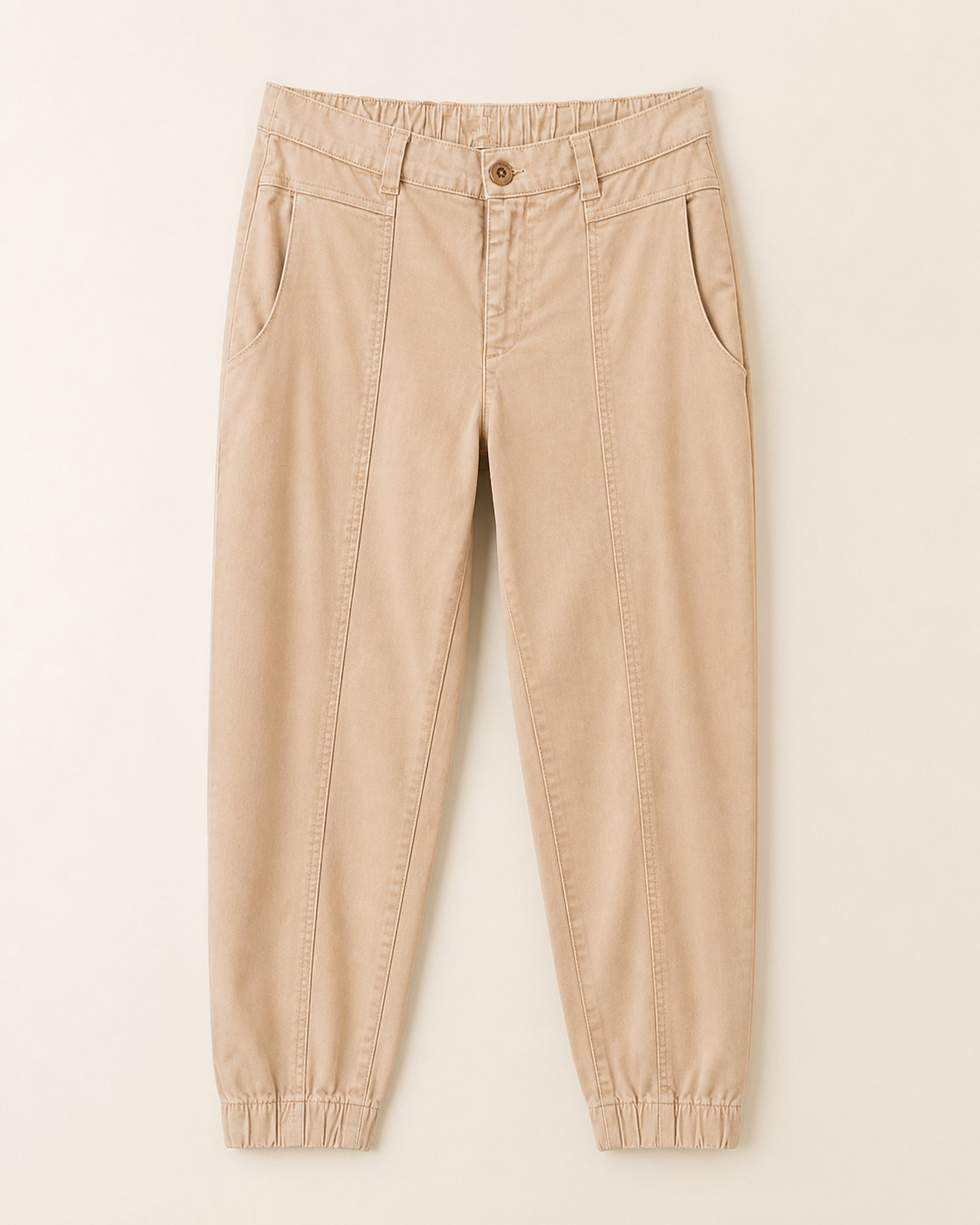 Chevignon Pantalón Jogger Beige – Talla 10