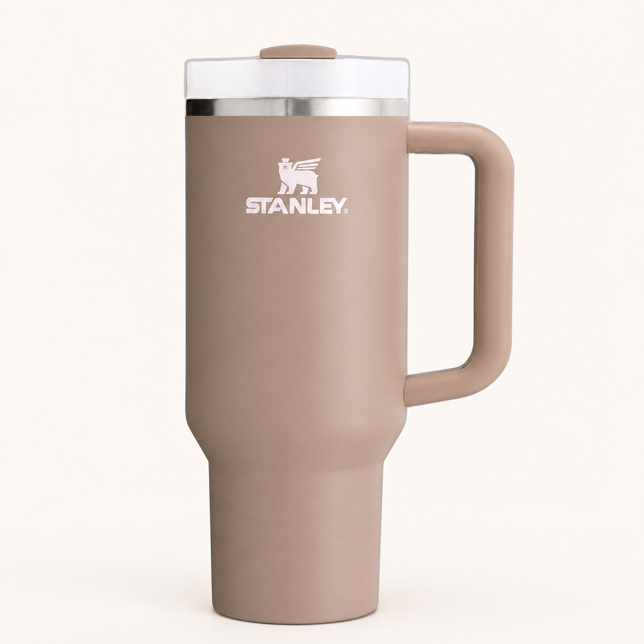 Termo Stanley Quencher Almond Rose de 40 oz, vista frontal