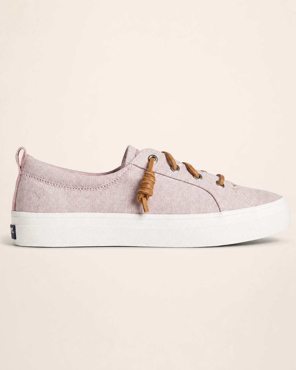 Sperry Crest Stripe tenis lavanda, vista lateral