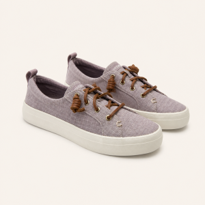 Sperry Crest Stripe tenis gris lavanda