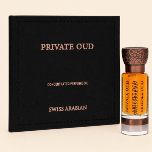 Swiss Arabian Private Oud aceite de perfume concentrado con caja