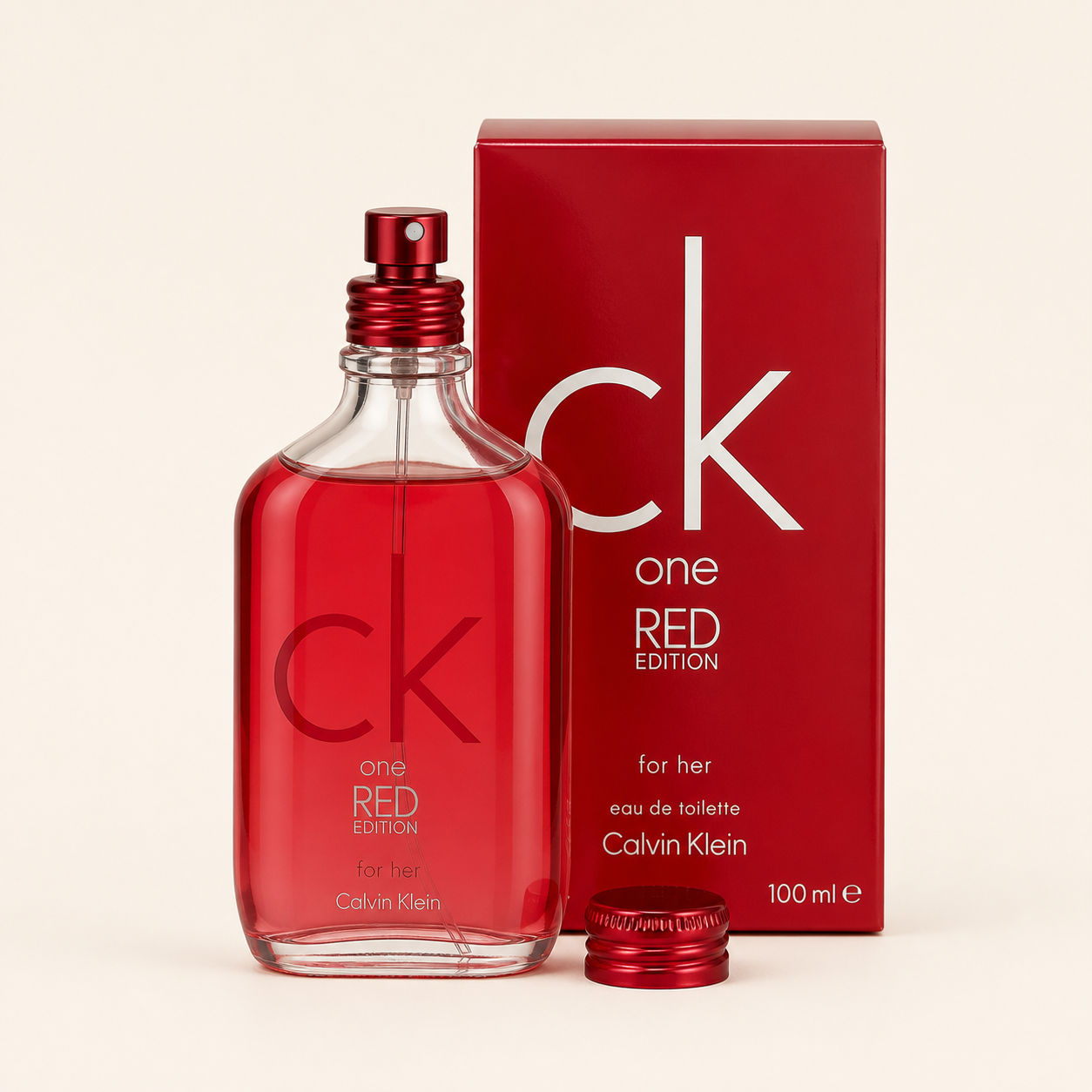 Calvin Klein CK One Red Edition for Her Eau de Toilette 100 ml