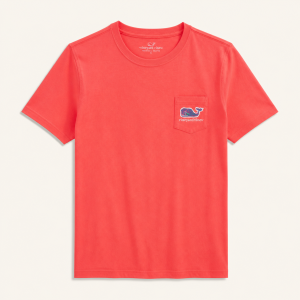 Vineyard Vines Camiseta Coral Turtle Palm Whale – Talla S