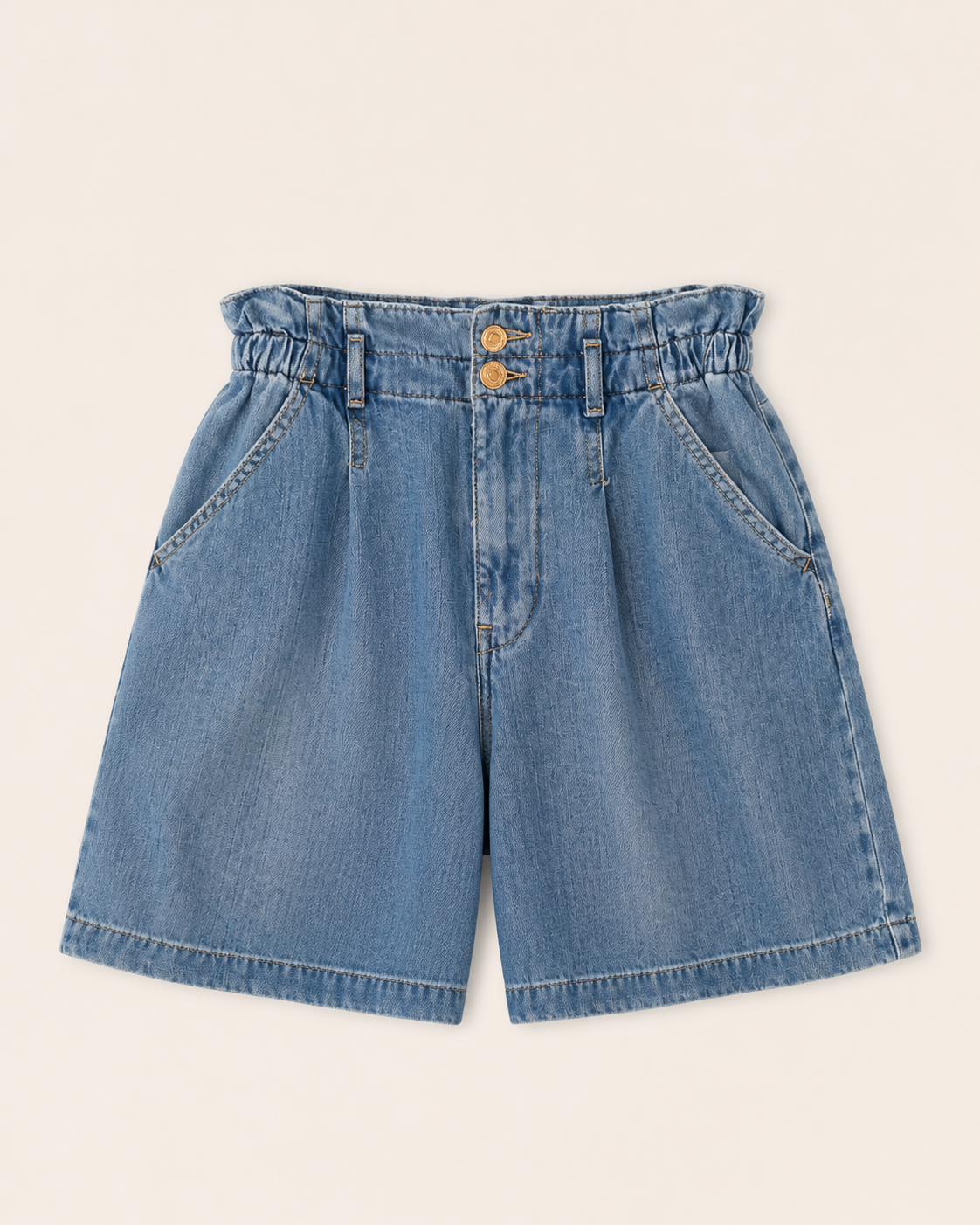 Tommy Hilfiger Bermuda Denim Flare Azul – Talla 02-26